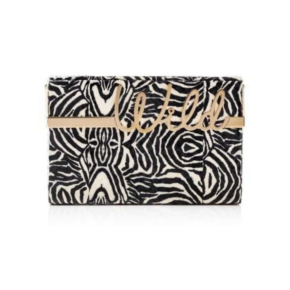Wild Zebra Print Clutch